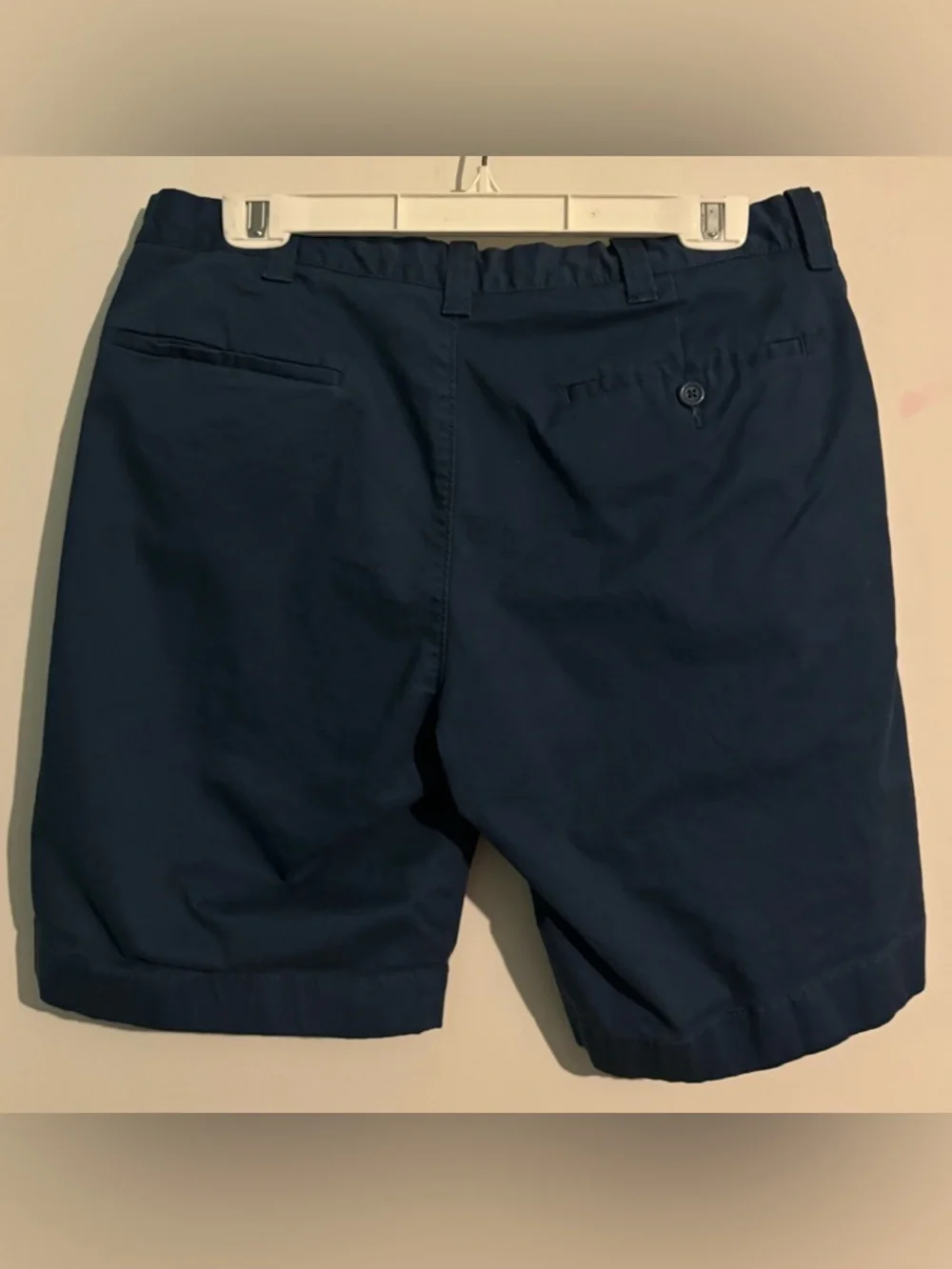 Flex Chino by J. Crew Mens Blue‎ Size 33 Shorts 4 Pocket Classic Twill 9